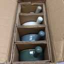 MONITO 14 Oz French Onion Soup Bowls, Ceramic Soup Bowls with Handles, Stackable Soup Crocks Oven Safe for Chili, Beef Stew, Cereal,Casseroles Microwave & Dishwasher Safe, Set of 4
