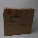 Foldable Rollator Walker for Seniors with Seat, Lightweight 2 In 1 Rolling Walkers Wheelchair Combo for Adult, Transport Chair with Brakes, Adjustable Seat & Handle, 300 Lb. Weight Capacity, Champagne