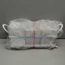 White Metal Utensil Caddy, 3 Compartments, Portable Design, Perfect for Countertop, Outdoor, and Camping