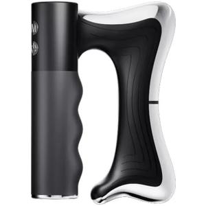 Sculptor Full Body Contour Device with Heat & EMS, Cellulite Massager Skin Firming & Lymphatic Drainage Muscle Relief Better Circulation, Electric Fascia Knife for Belly, Arm, Waist, Leg (Black)