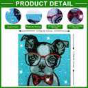 WOOPAOD Diamond Painting Kits for Kids, 6Pcs Kids Diamond Art Animal 5D Diamond Gem Art by Number Dotz Kits Art and Crafts for Ages 6-8-10-12 Girls Boys for Birthday Halloween Christmas Gifts (6PCS)