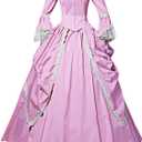 I-Youth Womens Lace Marie Antoinette Ball Gown Dress Victorian Costume Dresses (X-Large)