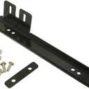JDMSPEED Black Front Bumper License Plate Mount Bracket Relocator Holder Bar
