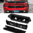 (Set of 3) 2019-2026 OEM 2pack Side Decals Emblems + Grille Z71 Badges Compatible with Silverado Genuine Parts 84632695 84384428 (All Black)