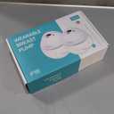 Paruu Hands Free Breast Pump P16, Wearable Breast Pump Electirc Portable with 4 Modes & 12 Levels, Max 309mmHg Strong Suction 19/21/24mm Flange Inserts Wearable Breastfeeding Pump, 2 PackNude