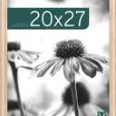 MCS Studio Gallery Classic 20x27 Poster Frame Natural Woodgrain Engineered Wood, Vertical & Horizontal Wall Hanging Large Picture Frame for Photos, Posters & Art Prints (1-Pack)