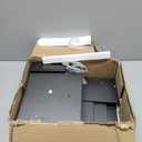 TUTOTAK Narrow Bookshelf, 8-Tier Bookcase, Spine Book Shelf for Small Space, Corner Standing Shelf for Living Room, Office, Study, Entryway, Black BS06BK008