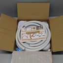 OurWarm 7.5Ft & 6Ft Balloon Arch Stand, Free Bending Shape Balloon Arch Kit, Half Arch Balloon Stand with Base, Balloon Column Stand Kit for Wedding Birthday Baby Shower Graduation Easter Decorations