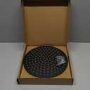 12 Inch Round Rainfall Shower head, BSTIIU Ultra Thin Stainless Steel Shower Head, Wall or Ceiling Mount, Matte Black