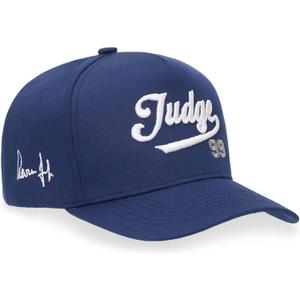 Officially Licensed MLBPA Baseball Hat Adjustable Snapback Cap, Embroidered Performance Curved Brim Hat for Men, Women & Kids (One Size, Navy)