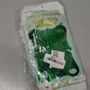 6 Pack 10 Feet Foil Fringe Garland Metallic Tinsel Streamers Banner Wall Hanging Backdrop Banner for Parade Floats Mardi Gras Party Decorations(Green)