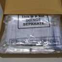 Zonon 300 Sets Name Tags with Clips Name Badge Holders Clip on Waterproof PVC ID Holder Transparent Tag Holder with Resealable Zipper Seal and Metal Badge for Teacher Worker