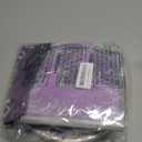 Purple and Silver Plates and Napkins Party Supplies, Purple Glitter Sliver Birthday Party Tableware Purple Dessert Plates Napkins Tablecloth Forks for Girl Women Birthday Supplies, Serve 20