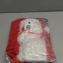 Treela 56 x 36 Inch Extra Large Christmas Velvet Santa Bag Jumbo Red Santa Gift Sack with Cord Drawstring Giant Christmas Claus Gift Bag Large Wrap Sack for Xmas Present Party Supply Holiday Wrapping