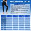 Compression Tights Women, 20-30mmHg Graduated Support Compression Pantyhose for Women Footless Medical Compression Stockings High Waist Compression Leggings for Varicose Veins, Edema, DVT