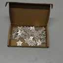 40PCS Star Diamond Buttons Clothing Accessories Accessories Alloy Crystal Diamond Buttons for Dress Craft Jewelry Bag Decoration Coat Handbag DIY Crafts