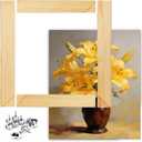 Stretcher Bars for Canvas Painting, 16x20 Canvas Frame Strips, Easy to Assemble Canvas Frame Kit, Ready-to-Hang Gallery Wall Art for Home Decor, DIY, Paint By Number