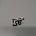 NearMoon Adjustable Shower Head Extension Adapter, SUS304 Stainless Steel Shower Arm Extension Connector for Shower Heads (Chrome Finish)