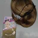 RENERSHOW Ombre Blonde Highlight Short Wigs for Women Mixed Blonde Layered Short Hair Wig with Bangs Cute Natural Synthetic Wig