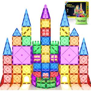 Soyee 102PCS Magnetic Tiles Building Blocks Stem Toys for 3+ Year Old Boys and Girls Montessori Toys Toddler Kids Gifts Parents Approved Sensory Toys Soyee 102PCS Magnetic Tiles Building Blocks Stem Toys for 3+ Year Old Boys and Girls Montessori Toys Toddler Kids Gifts Parents Approved Sensory Toys