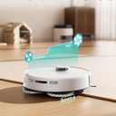 Lefant Robot Vacuum and Mop, 12000Pa Suction, 90-Day Self-Emptying, Obstacle Avoidance, Auto Mop Washing&Drying, All-in-One for Pet Hair Carpet, 5G WiFi Alexa/APP/iWatch Control, M3