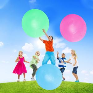 3 Pcs Giant Inflatable Water Ball Reusable Water Balloons Water Bubble Ball Beach Ball Yard Games Soft Rubber Ball Inflatable Beach Ball for Outdoor Indoor Party Garden Pool