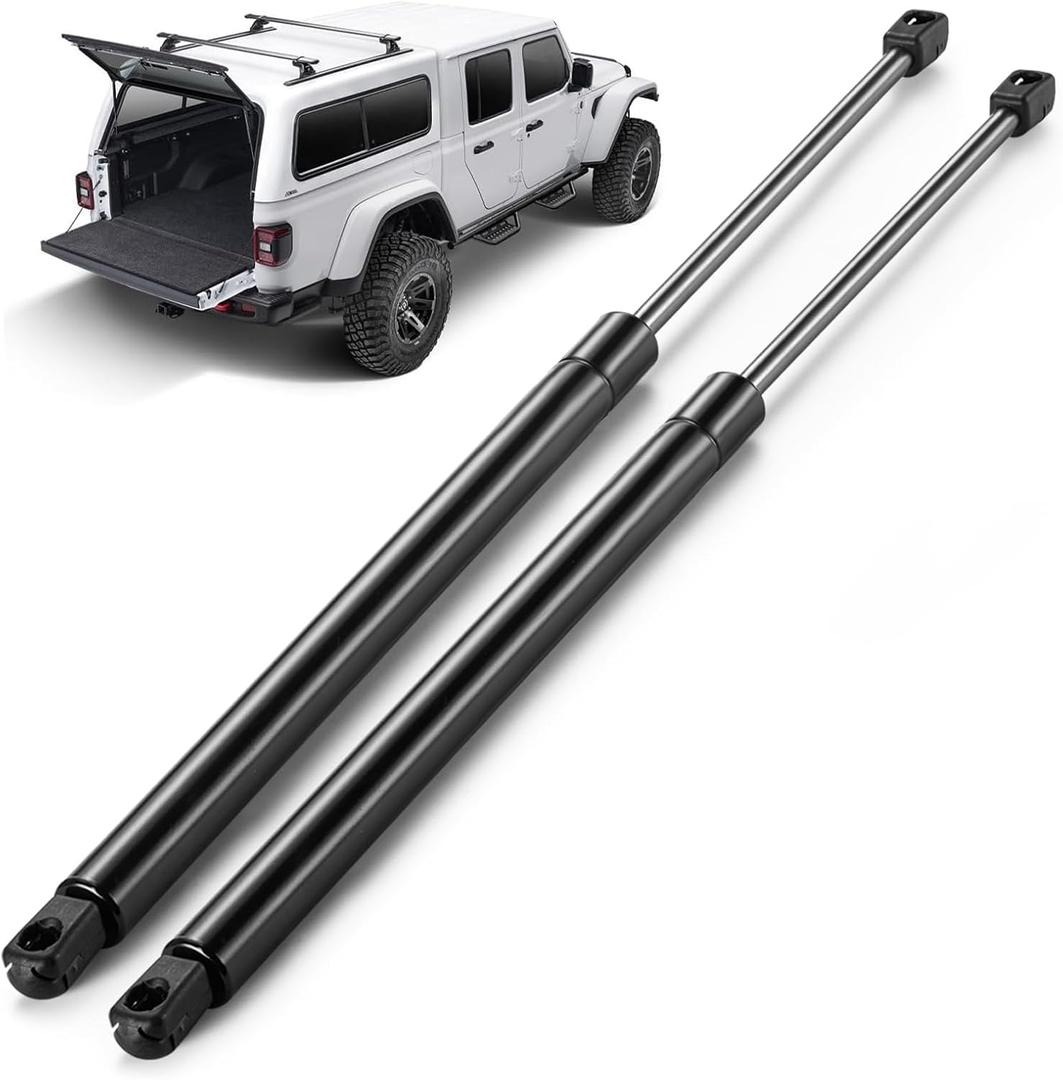 ARANA Rear Window Struts for Jeep Wrangler TJ 1997-2006, AVM 16403 Rear Back Glass Shocks Lift Supports Fits Wrangler with Hard Top, Replacement OEM 55076310AD 55076310AB, 2 Pcs