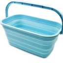 SAMMART 11.6L (3.06 Gallon) Collapsible Rectangular Handy Basket/Bucket (Sea Angel, 1)