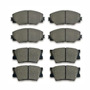TALAMOYI D1211 D1212 Front & Rear Ceramic Disc Brake Pads Kit For Pontiac Vibe 2009-2010, For Toyota Matrix 2009-2013, For Toyota For RAV4 2011-2015 8PCS