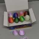 12PCS 3D Printed Dragon Eggs for Easter Basket Stuffers, Mystery Dragon Inside Egg, Articulated Fidget Toys for Kids Birthday Party Favors, for Boys Girls