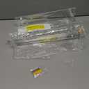 Mymazn 2 Pack Acrylic Necklace Holder with Shelf, 12 Diamond Shape Hooks and Removable Bracelet Rod, Wall Mounted Jewelry Organizer Hanging Rack Clear Jewelry Hangers