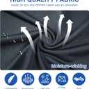 Mens Golf Shirt Short Sleeve Moisture Wicking Dry Fit Performance Solid Casual Pique Collared Golf Polo Shirts for Men (Blue, L)