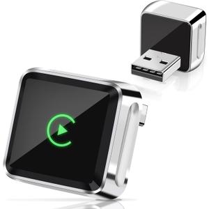 2-in-1 Wireless CarPlay Adapter and Android Auto, Mini Aluminium CarPlay Adapter Supports 1300+ Car's with Dongle Converts Wired to Wireless, Auto-Connect, No Delay Receiver, for iOS 10+ & Android 11+