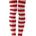 Stripe Knee High Socks for Youth Adult Multi-Color Over-The-Calf Knee High Tube Socks