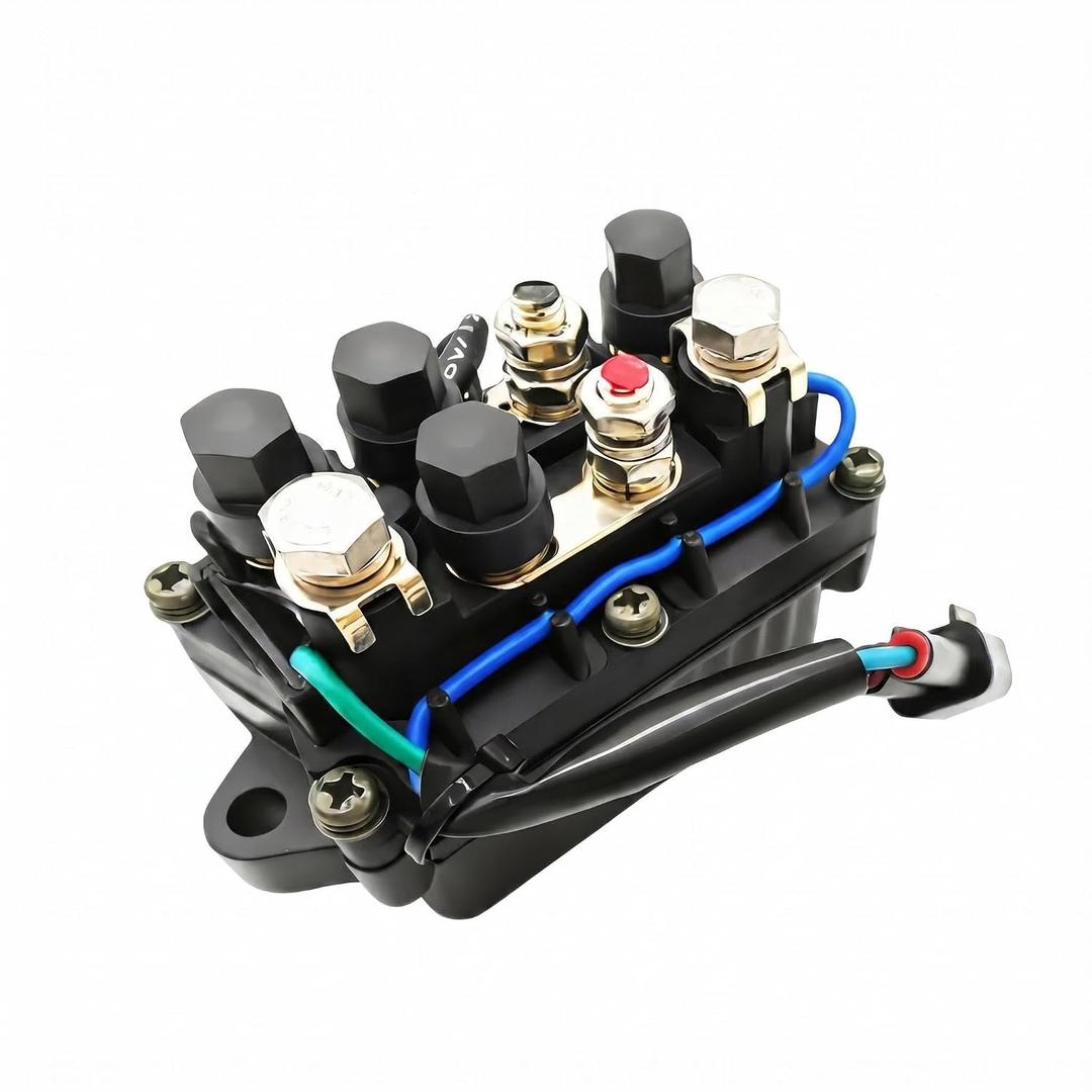 Power Trim and Tilt Relay Assembly, 12V 2-Pin Replacement for Yamaha Outboard 4-Stroke 40-250HP F25 F40 F50 F60 F70 F75 F90 F115 F150 F175 F200 F225 F250, Replaces 63P-81950-00-00, 63P-W8195-00-00