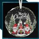 Gnome Christmas Ornaments - Uniquely Crafted Gnome Ornaments for Christmas Tree - Festive Decorations for Tree- Perfect as Gnomes Gifts for Women, Ideal for Enhancing Christmas Gnomes Decorations