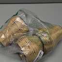 3Pack Rattan woven Lamp Shade,rustic farmhouse Lampshades,Natural Hand Crafted Lampshade Vintage Beside Light Cover Fixture for Living Room Bedroom Home Office Decor