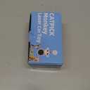 Interactive Cat Toys for Indoor Cats - 2 in 1 Automatic Laser Pointer Cat Toy with Feather Flying BirdSmart Moving Mouse Wand Toy with 2 Modes, Auto On/Off Hanging Toys for Bored Kitten & Adult Cats (White)