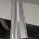 ChrisDowa Cordless Zebra Blinds for Windows, Dual Layer Free-Stop Light Filtering Window Roller Shades, Pull Down Privacy Zebra Shades for Home, Office, Bedroom, Door (38" W x 72" H, Light Grey)