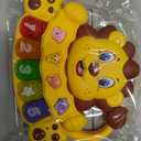 S&C Adorable Lion Baby Piano Toy – 5 Different Numbered and Colored Keys That Light Up – Touch and Teach Piano Keyboard for Kids w/ 3 Play Modes Toy Piano for Toddlers 18+ Months Old