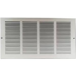 16" x 8" Return Air Grille,White