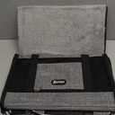 Cat Carrier 18x11x11 Top Load Soft Pet Travel Bag Over 15 lbs, Collapsible Small Dog Puppy Crate 10 Pounds, Small Animal Rabbit Kennel Carrying Case, Kitten Mesh Cage Medium Cat Under 25 Grey