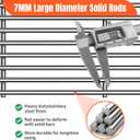 1 Pack 93001 Gas Grill Steel Wire Cooking Grid Rock Grates Replacement Parts for Arkla Models,for Broilmaster Models,for Charmglow Models,12 1/4 inch x 20 1/8 inch