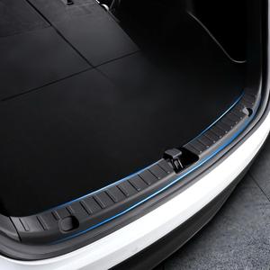 Rear Trunk Bumper Guard for Tesla Model Y Juniper 2025 2026 - Black TPE Bumper Protector with Scratch Resistant, Waterproof, Easy to Clean & Tool-Free Install