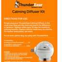 ThunderEase Dog Calming Pheromone Diffuser Kit | Powered by ADAPTIL | Vet Recommended to Relieve Separation Anxiety, Stress Barking and Chewing, and the Fear of Fireworks and Thunderstorms (60 Day Sup