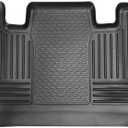 Husky Liners Weatherbeater Floor Mats | Fits 2011-2017 Honda Odyssey | 2nd Row, 1-pc Black - 19881