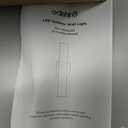 EDISHINE 2 Pack LED Outdoor Wall Lights Dimmable, 3000K 4000K 5000K, 15.7" Modern Black Outdoor Wall Sconce, IP65 Waterproof, Linear Exterior Wall Light for Entrance, Hallway, Garage, Porch