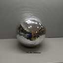 Large Disco Ball - 16 Inch Cool Mirror Ball, Giant Discoball, Super Big Disco Ball for Party Designs, Weddings, Home Decor, Silver Hanging Disco Ball