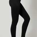 Conceited High Waisted Ultra Soft Leggings for Women - Full Length, Capri Length and Biker Shorts - Available in Plus Size (Black, XL)