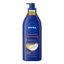 NIVEA Nourishing Hydration Skin Firming Body Lotion with Q10 and Vitamin C, 72-Hour Body Moisturizer for Dry to Very Dry Skin, 16.9 Fl Oz Pump Bottle